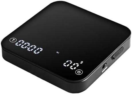 Generic Precision Coffee Scale with Built-in Timer, Sleek Design for Home Baristas, Black by Unknown