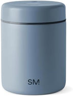 Simple Modern Delta Coffee Canister | Airtight Vacuum Seal with Auto-Reseal Technology | Ceramic Lined Stainless Steel Container for Coffee Grounds, Beans, Tea | 1.1L, Blue Dune by Unknown