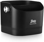 Bincoo Espresso Knock Box -1.2L(15 Cups) Knock Box, Barista Style Coffee Knock Box for Grounds with Removable Shock-Absorbent Knock Bar and Anti-Slip Base, Durable Espresso Accessories.Black by Bincoo