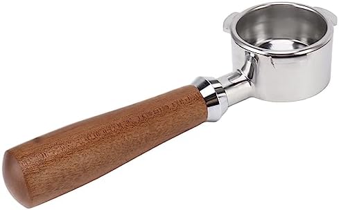 3 Ears Coffee Bottomless Portafilter, Stainless Steel Espresso Portafilter with Filter Basket, Detachable Design for Home Baristas and Coffee Shops (54mm) - Image 3