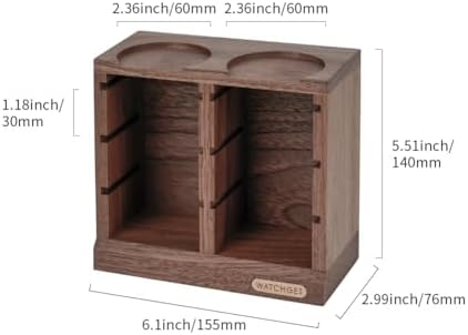 watchget 58mm Espresso Filter Basket Stand Portafilter Basket Holder Rack - Image 2