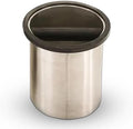 Rattleware Stainless Steel Round Espresso Knock Box, Bottom Closed 6.25x7.5 by rattleware