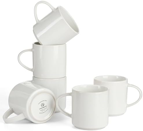 famiware Nebula Coffee Mug, 12 oz Ceramic Stoneware Mugs Cups Set of 6 by Famiware