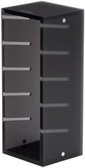 Normcore 54mm Espresso Filter Basket Stand, Holds 5 Espresso Filter Basket Rack Storage Holder Acrylic Stand for 54mm Portafilter Baskets, Frosted Black by NORMCORECOFFEETOOLS