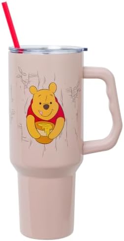 Silver Buffalo Disney Winnie the Pooh, Stainless Steel Tumbler, 40oz by SilverBuffalo