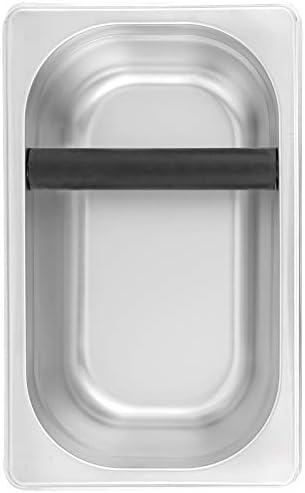 Stainless Steel Knock Box, Coffee Grounds Container for Espresso Machine, Deep Bowl Design with Arc Corners, Large Capacity Coffee Slag Bin for Home Barista and Coffee - Image 7