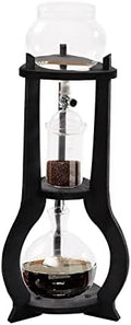 6-8 Cups 600ml Iced Coffee Cold Brew Drip Tower Coffee Maker Glass Cold Brew Coffee Makers Drip Coled Coffee Tower Iced Tea Maker for Home Office (Grey) by GXFCHYL