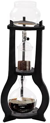 DNYSYSJ Iced Drip Coffee Maker Iced Coffee Cold Brew Drip Tower Coffee Maker Wooden, 6-8 Cup 600ml,Grey (Grey 600ml) - Image 5