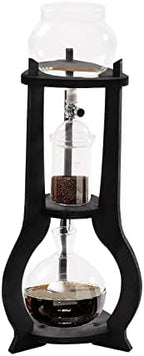 Iced Coffee Cold Brew Drip Tower 600ML/20.29OZ Capacity Sharing Pot Cold Brew Coffees Maker 6 to 8 Cups, Ice Machine for Home Coffee Shops Offices(Grey) by LUOSHALIYA