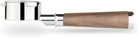 LILQ 54mm Bottomless Naked 3 Ears Portafilter | Compatible with Breville Machines | Stable Handle (WalnutFusionV4, 54mm) - Image 2