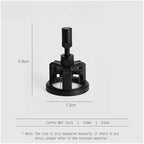 Adjustable Even Coffee Stirring Distribution Tool Rotatable Espresso Hand Tampers 51/54/58mm Coffee Distributor，Easy Clean(53mm black) - Image 2