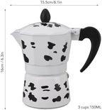 Espresso Stovetop Coffeemaker, Stovetop Espressos Maker, Coffee Maker for Home Cafe Outdoor Activities Camping Travel (3 Cups 150ML) - Image 3