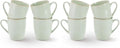 famiware Jupiter Coffee Mugs Set of 4, 14 OZ Coffee Mug, Microwave and Dishwasher Safe, Coffee Cups with Handle for Coffee, Tea, Cocoa, Milk, Light Green (Pack of 2) by Famiware