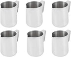 1 Quart Milk Frothing Pitcher 32-Ounce 1 Liter Large Milk Pitcher Stainless Steel Milk Steaming Frothing Pitchers for Espresso Machines Milk Frother Latte Art (Set of 12) - Image 6