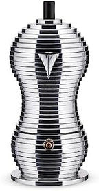 Alessi MDL02/6 B "Pulcina" Stove Top Espresso 6 Cup Coffee Maker in Aluminum Casting Handle And Knob in Pa, Black - Image 2