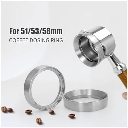 Dosing Funnel Coffee Ring Magnetic For 51mm 54mm 58mm Stainless Steel Barista Tool Accessories(58MM Dosing Ring) - Image 2