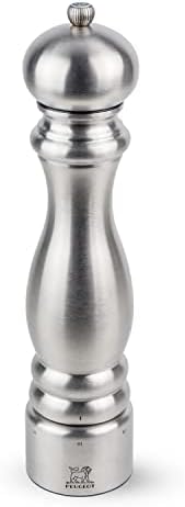 Peugeot Paris Chef Salt Mill, u'Select, 9 in, Stainless Steel by Unknown