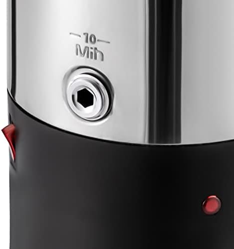 5.2L/175oz 1KW Coffee Urn, Large Capacity 30-Cup Electric Coffee Maker, Fast Heating, Anti-Dry Burn, Stainless Steel Coffee Maker with Removable Filter for Home Office Commercial Use - Image 7
