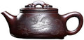 Tea Kettle Creative Hand-carved Red Sand Dragon And Tiger Leaping Stone Scoop Teapot For Home Use Ceramic Tea Infuser by Unknown