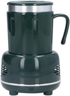 Electric Cooler Warmer Cup, Fast Cooling Heating One Button Control Heated Coffee Mug, Desk Cup Warmer with Nonslip Pads for Coffee Beer Wine Home Office Restaurant (Green) - Image 3