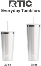 RTIC 28oz Everyday Tumbler, Insulated, Ceramic Lined, Snapdragon Glitter - Image 7