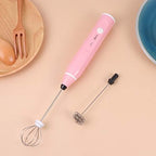 Hemoton Rechargeable Handheld Blender 2-in-1 Milk Egg Whisk Electric Stirrer Milk Foamer 3-speeds Compact Easy to Use - Image 5