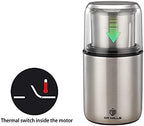 DR MILLS DM-7452 Electric Coffee Grinder,Spice Grinder Electric and Chopper,Detachable Cup, Diswash Free, Blade & Cup Made with SUS304 Stainless Steel - Image 4
