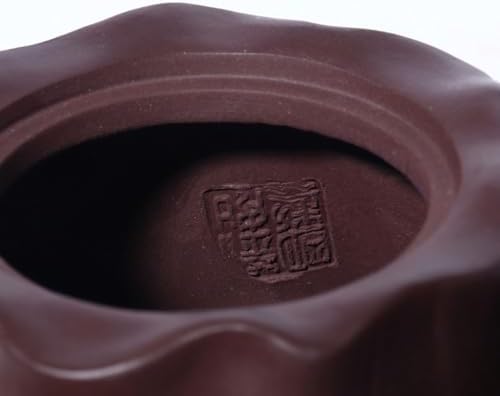 REIK Tea Pot Creative Tree Stump Teapot Handmade Large Capacity Teapot Office Desktop Purple Clay Teapot Teapot for Infuser - Image 3