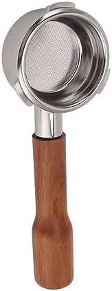 Generic 58mm Coffee Portafilter Stainless Steel Bottomless Design for Barsetto Coffee Machine Accessories 3 Ears Hypoallergenic Durable (Style 1) by Unknown
