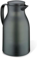 Cilio Monza Insulated Tempered Glass Core Beverage Server-Hot/Cold Carafe-Coffee Pitcher, Black, 34-Ounce - Image 2