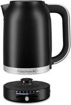 KitchenAid 1.7L Electric Kettle, Temp Control KEK1701, Black Matte - Image 2