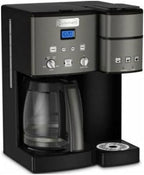 Cuisinart Coffee Maker,12 Cup with 3 Single-Size Brewers, 6, 8, 12 oz, Black/Stainless Steel, SS-15BKSP1 - Image 2