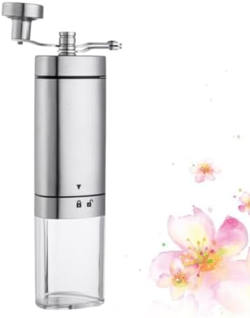 Cabilock Manual Coffee Bean Grinder with Triangle Handle, Stainless Steel - Image 4