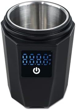 Rechargeable Coffee Scale Measuring Cup with Stainless Steel LCD Display, Precision Bean Dosing Cup Grinder Compatible for 58mm Portafilter Home Office Barista Use - Image 4