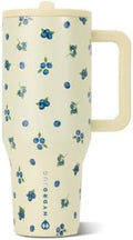 HydroJug Traveler 40oz, Insulated Tumbler with Handle & Straw, Freshly Pick'd by Hydrojug