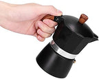Stovetop Espresso Coffee Maker, Aluminum Alloy Moka Pot for Gas, Classic Italian Moka Pot with Prevent Scalding Handle, Black Espresso Pot Camping Pot 3-6 Espresso Cup (300ml) - Image 7