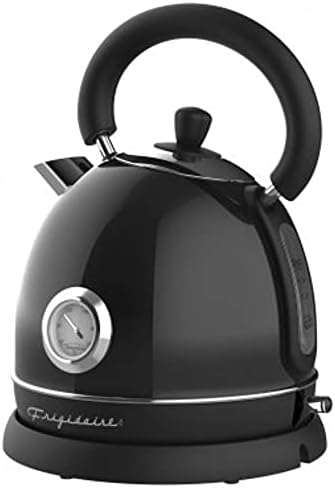 CULINARY CHEF Retro Electric Hot Water Kettle with Speed Boil Tech, Bpa-Free, 1.8, Stainless Steel, Black - Image 4