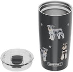 SERENGETI Schnauzer 20 Oz. Stainless Steel, Vacuum Insulated Tumbler with Spill Proof Lid - 3D Print - Insulated Travel mug for Hot or Cold Drinks (Schnauzer Tumbler) - Image 3