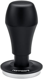 Normcore 51mm Coffee Tamper V4.1 with Click Sound Feedback, Spring Loaded Tamper Fit Delonghi Portafilter, 304 Stainless Steel Flat Base, Anodized Aluminum Handle with Silicone Stand, Black - Image 5