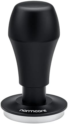 Normcore 45.5mm Coffee Tamper V4.1 with Click Sound Feedback, Spring Loaded Tamper with 304 Stainless Steel Flat Base Fits Flair Pro and Pro 2, Anodized Aluminum Handle with Silicone Stand, Black - Image 6