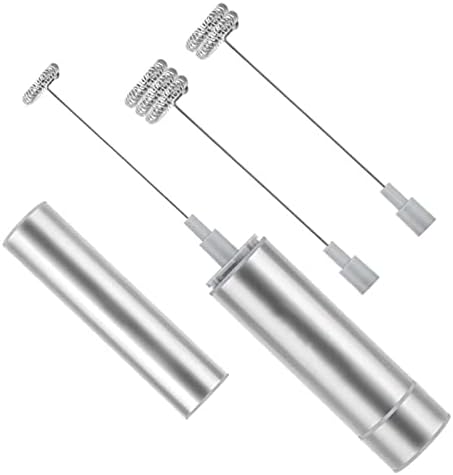 Stainless Steel Motor Milk Frother - Handheld Frother Whisk, Milk Foamer Frother, Mini Blender and Electric Mixer for Coffee, Frappe, Latte, Matcha by Unknown