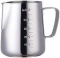 350/550ML Coffee Latte Milk Frothing Jug Frother Pitcher Stainless Steel Espresso Barista Pot(550ml silver) by Unknown