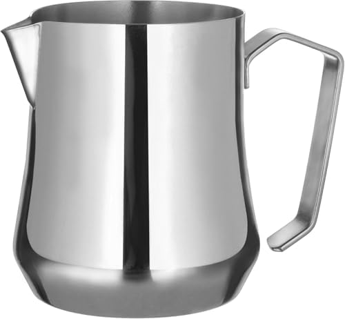 Motta Stainless Steel Tulip Milk Pitcher/Jug, 17 fl. oz., Silver by MetallurgicaMottta