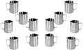 Frothing Milk Pitcher, Stainless Steel, Mirror Finish, Barware (12 PC, 20 oz) by GiftsPlaza