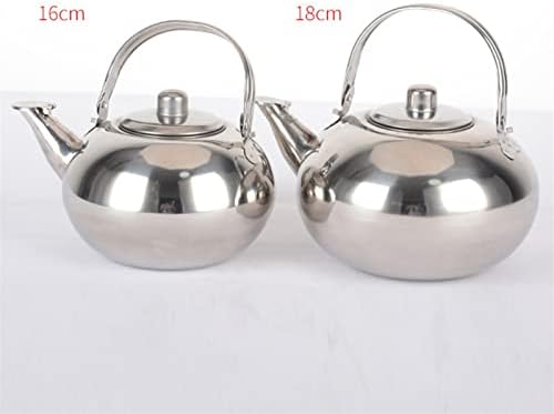 Teapot Tea Kettle 1.5L/2L Durable Stainless Steel Kettle Loose Leaf Teapot Infuser Tea Metal Teapot with Removable Filter Teakettle/Teapots/Tea Pot (Color : 2L) (1.5L) - Image 6