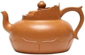 Tea Kettle Creative Handmade Purple Sand Pot Monk Hat Teapot Household Kung Fu Tea Set Collection Ceramic Tea Infuser by Unknown