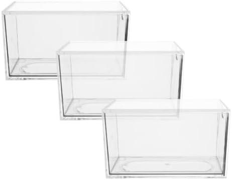 3pcs Acrylic Tea Bag Storage Box for Countertop with Drawers Pantry by UONLYtech