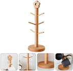 NOLITOY Beech Wooden Mug Rack for Home and Restaurants, Khaki - Image 7