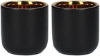 La Cafetière Double Walled Ceramic Espresso Mugs, Set of Two, 70ml, Black, LCDWMUG702PC by La+Cafeti%C3%A8re