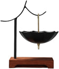 Porcelain Tea Filter with Hanging Hook, Black by Unknown